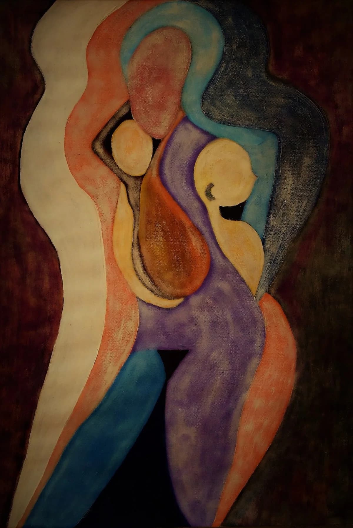 Daniella by Alejandro Uriegas, acrylic on Fabriano paper at El Dorado Gallery